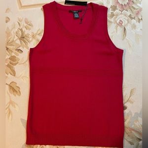 XL Red sleeveless sweater by 89TH & MADISON